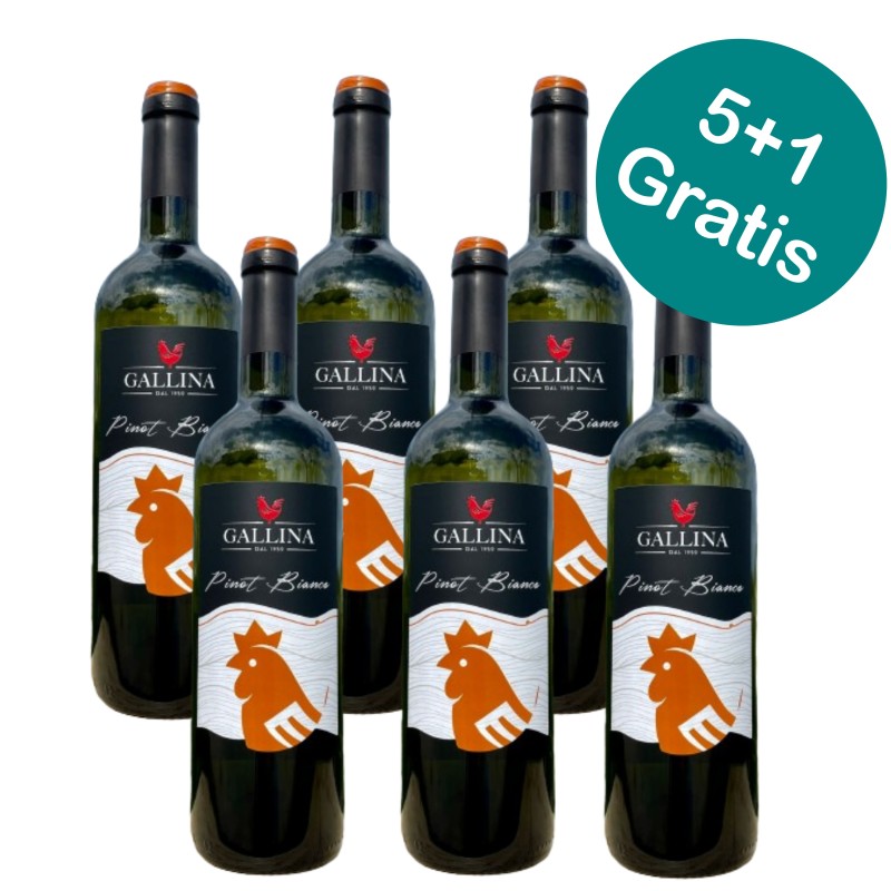 Angebot 5+1 Pinot Bianco - Gallina Lorris